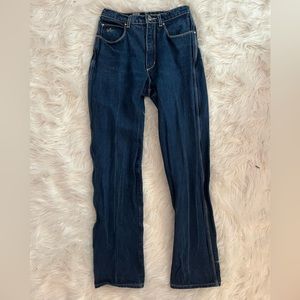 vintage gloria vanderbilt dark blue jeans